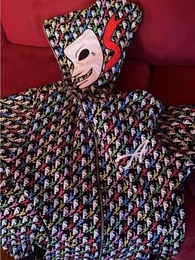 Asaali x ParkSide Suede glow in the dark hoodie